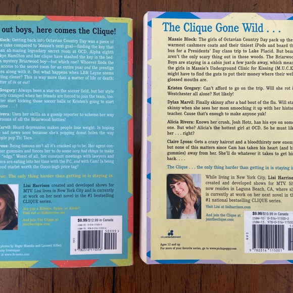 Set of 2 books of a clique novel by Lisi Harrison - Picture 4 of 5